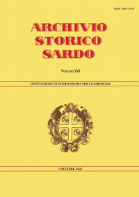 Archivio Storico Sardo - Volume n. LVI - Deputazione di Storia Patria per la Sardegna