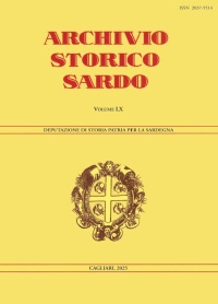 Archivio Storico Sardo - Volume n. LX - Deputazione di Storia Patria per la Sardegna